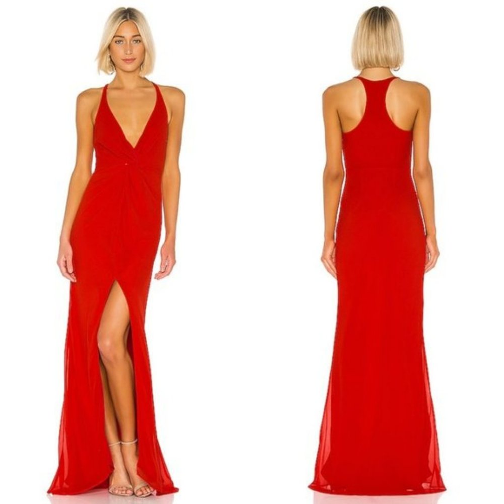 Lovers + Friends Xael Red Gown Cocktail Dress